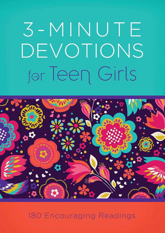 3-Minute Devotions for Teen Girls: 180 Encouraging Readings, April Frazier