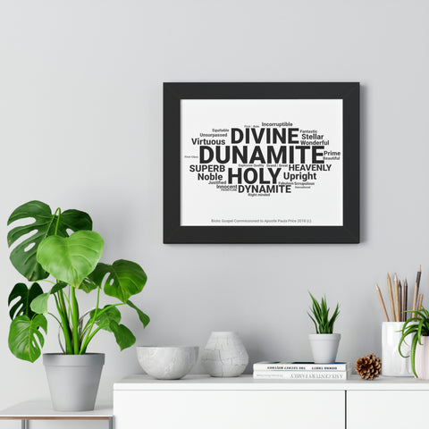 Dunamite WordCloud Poster
